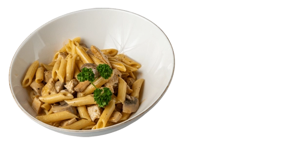Penne-Chicken-Mushrooms_rush_food_aachen