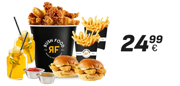 family_bucket_rush_food_aachen